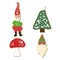 CookieCutter.com Enchanted Woodland Gnome Elf 4 Piece Cookie Cutters Set, Gnome, Dwarf, Mushroom, Tree, Tin Plate Steel, USA